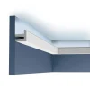 ORAC DECOR C380 MODERN L3 Eckleiste Zierleiste Indirekte Beleuchtung 2 m 200 cm x 5 cm x 5 cm Weiß