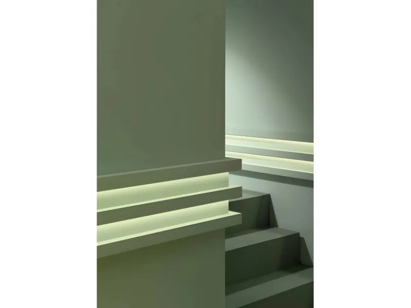 ORAC DECOR C380 MODERN L3 Eckleiste Zierleiste Indirekte Beleuchtung 2 m 200 cm x 5 cm x 5 cm Weiß