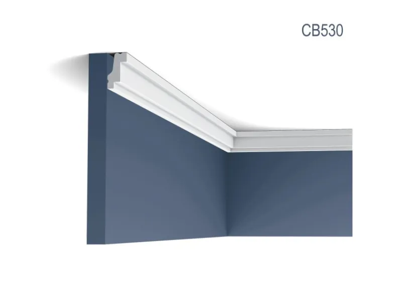 Online ORAC DECOR CB530 BASIXX Stuckprofil Zier-Eck-Wand-Decken-Leiste Dekor kantig 2 m 200 cm x 2,7 cm x 1,5 cm Weiß