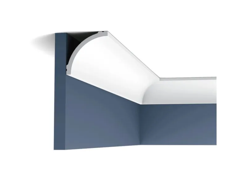 Best ORAC DECOR CB524N BASIXX Eckleiste Zierleiste Stuckleiste 2 m 200 cm x 9,0 cm x 9,0 cm Weiß