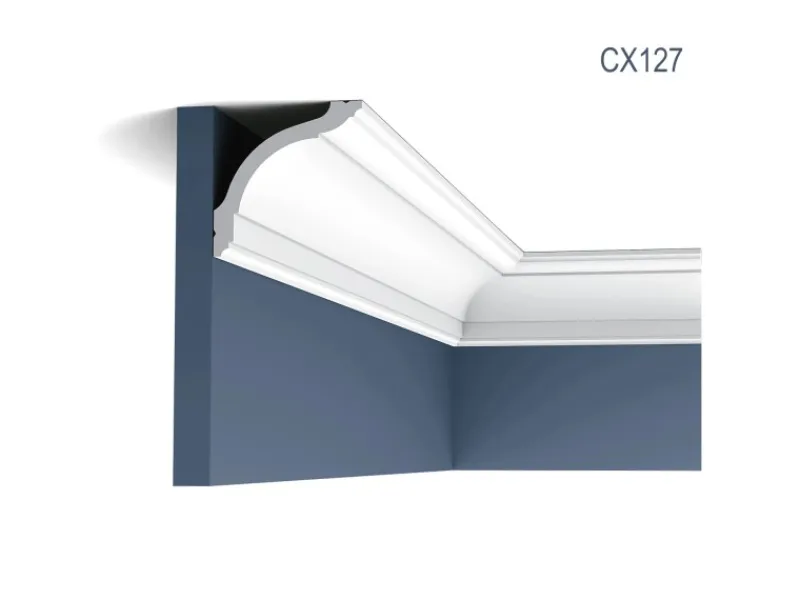 Best ORAC DECOR CX127 AXXENT Zierleisten 1 Karton Set 14 Stuckleisten 28 m Weiß