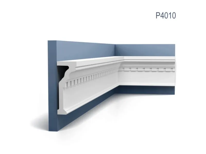 Discount ORAC DECOR P4010 Wandleiste Friesleiste Zierleiste Stuckleiste 2 m 200 cm x 5,5 cm x 14,5 cm Weiß