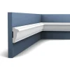 ORAC DECOR PX113 AXXENT Profilleiste Zierleiste Wand-Dekor-Fries-Leiste 2 m 200 cm x 6 cm x 2,7 cm Weiß
