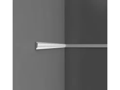 New ORAC DECOR PX116 AXXENT Profilleiste Zierleiste Wand-Dekor-Fries-Leiste 2 m 200 cm x 3,1 cm x 1 cm Weiß