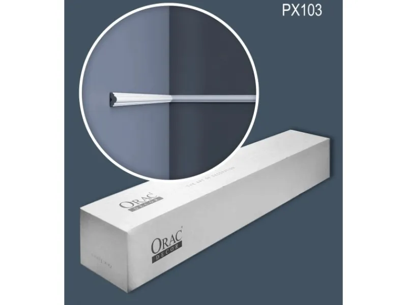 Discount ORAC DECOR PX103 AXXENT Zierleisten 1 Karton Set 55 Wandleisten 110 m Weiß