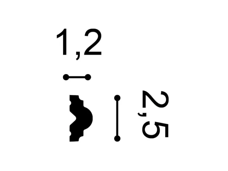 Discount ORAC DECOR PX103 AXXENT Zierleisten 1 Karton Set 55 Wandleisten 110 m Weiß