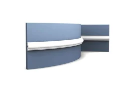 Discount ORAC DECOR PX103F AXXENT Flexible Wandleiste Zierleiste Friesleiste Weiß 2 m 200 cm x 2,5 cm x 1,2 cm Weiß