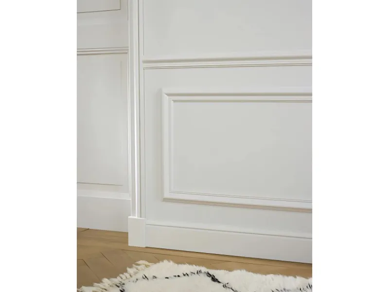 ORAC DECOR SX173 AXXENT CONTOUR Sockelleiste Zierleiste Wandleiste 2 m 200 cm x 10,0 cm x 1,6 cm Weiß