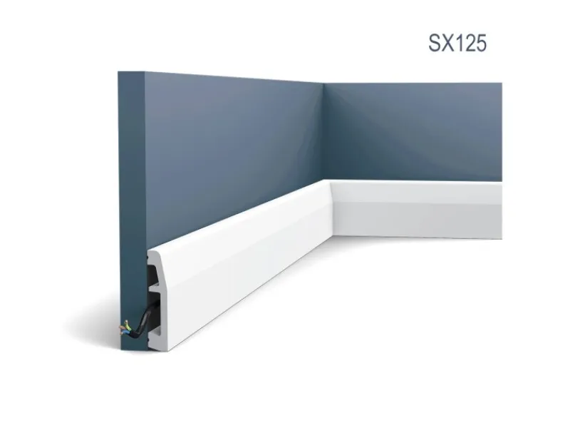 ORAC DECOR SX125 AXXENT Zierleisten 1 Karton Set 36 Sockelleiste 72 m Weiß