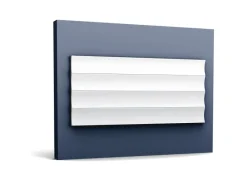 Best ORAC DECOR W114 MODERN VALLEY XL 3D Wandpaneel Zierlement 2 m 200 cm x 1,5 cm x 25,0 cm Weiß