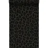 Origin-luxury wallcoverings Origin Wallcoverings Tapete Leopardenmuster Dunkelgrau und Schwarz 53 cm x 10.05 m