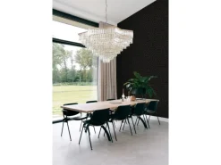 Origin-luxury wallcoverings Origin Wallcoverings Tapete Leopardenmuster Dunkelgrau und Schwarz 53 cm x 10.05 m