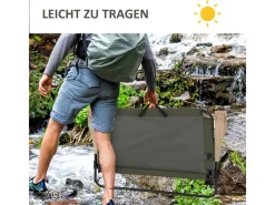 Sale Outsunny Campingstuhl Stahl Oxfordstoff 114B x 67T x 80H cm