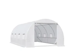 Outsunny Foliengewächshaus Pflanzenhaus 595 x 300 x 200 cm