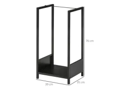 Clearance Outsunny Kaminholzregal Kaminholzlager Stapelhilfe