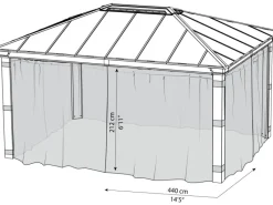 Palram - Canopia Insektenschutz für Pavillon Dallas 4900