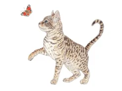 Outlet PPD Papierservietten mit Katze und Schmetterling 16,5 x 16,5 cm 20 Stück Bunt FSC®