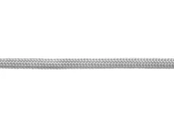 Paracord Nylonschnur Silbergrau 2 x 4 mm, Länge 5 m