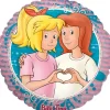 New Party Factory Folienballon Bibi & Tina Rund Ø 45 cm Freundschaft Motiv 1