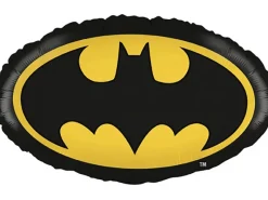 Party Factory Folienballon Batman Oval Ø 45 cm Logo Motiv 3