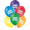 Online Party Factory Latexballon Ø 25 cm Happy Birthday Adult 10 Stück