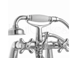 Discount PaulGurkes Nostalgie Wannenarmatur Standarmatur für Wannenrand