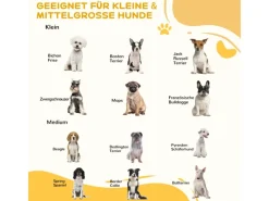 PawHut Absperrgitter für Hunde mit Stützfüßen für Kamin