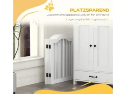 PawHut Absperrgitter 5-Teilig 254 5 x 61 cm
