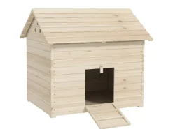 New PawHut Entenhaus Tannenholz Naturholz 100L x 82,5B x 91H cm