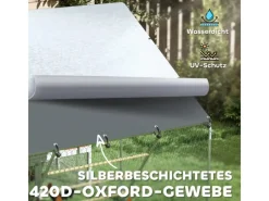 Outlet PawHut Hühnerstall Verzinkte Stahlrohre Stahlgitter 300L x 200B x 195H cm