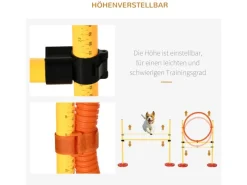 Online PawHut Hunde Agility Set 3-in-1-Training Inklusive Tasche