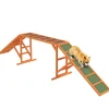 PawHut Hunde Agility Steg Tannenholz Orange 325L x 55B x 69H cm