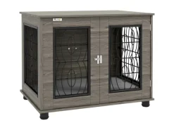 Outlet PawHut Hundebox mit Kissen 80 x 56 x 63cm