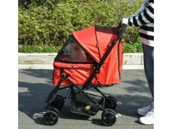 Hot PawHut Hundebuggy für Kleine Hunde und Katzen Klappbar