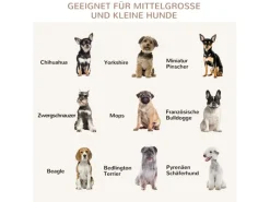 PawHut Hundehaus mit Kissen 80 x 55 x 71 cm