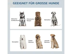 PawHut Hundenapf 2 x 2L Futternapf Erhöht mit Schublade