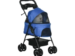 Hot PawHut Hundewagen mit Klappfunktion Becherhalter