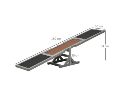 PawHut Hundewippe Hunde Agility Wippe