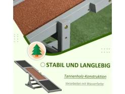 PawHut Hundewippe Hunde Agility Wippe