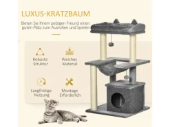 PawHut Katzenbaum 90 cm mit Hängematte