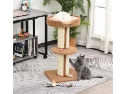 Sale PawHut Katzenbaum mit Plattform 45 x 45 x 91 cm