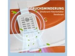 PawHut Katzentoilette mit Deckel und Streuschaufel