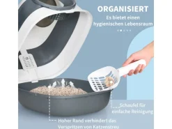 PawHut Katzentoilette mit Deckel