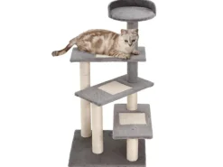 PawHut Kletterbaum Treppe 5 Ebenen 48,5 x 48,5 x 100 cm