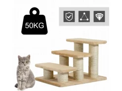 Clearance PawHut Tiertreppe 3 Stufen Treppe für Katze und Hunde 45 x 35 x34cm
