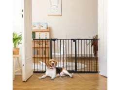 PawHut Türschutzgitter mit 3 Verschiedene Verlängerungen