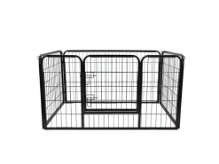 PawHut Welpenfreigehege Freigehege Laufgitter Welpenzaun 70 x 80 cm