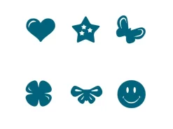 Pebaro Prägestempel-Set Papier Prägezange