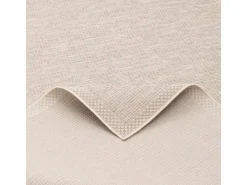 Pergamon In & Outdoor Teppich Flachgewebe Ottawa Bordüre Beige 140x200cm