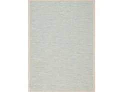 Pergamon In & Outdoor Teppich Flachgewebe Ottawa Bordüre Türkis 160x230cm